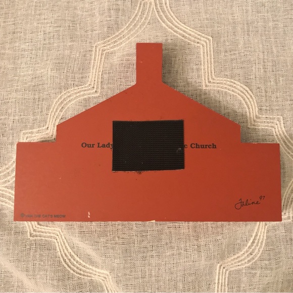 THE CAT’S MEOW & CHRISTMAS TREE HILL Shelf Sitters. Set of 5 Buildings. GUC. - Picture 7 of 12